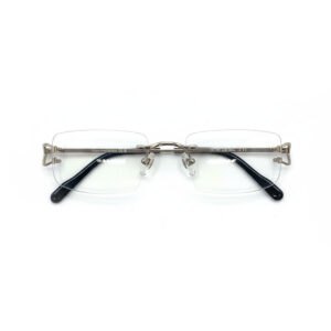 Lunettes de vue, monture sans contour de type ovale/rond