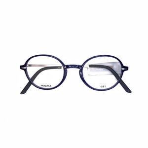 Lunettes de vue, monture sans contour de type ovale/rond